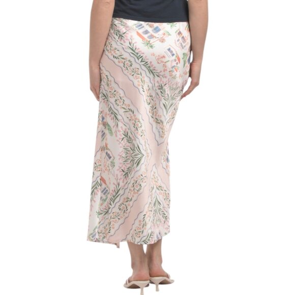 EN SAISON Alaia Satin Maxi Skirt - Picture 2 of 3